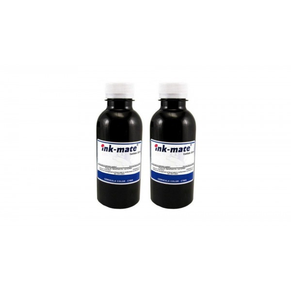Pachet flacon refill cerneala cyan x2 Ink-Mate 200ml compatibil Canon GI-40C