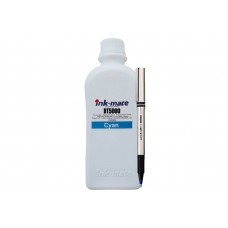 Flacon cerneala Ink-Mate Compatibil Brother 1x1000ml BT5000C Cyan cu Roller DeLuxe