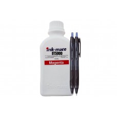 Set Pachet Flacon cerneala Ink-Mate Compatibil Brother 2x500ml BT5000M Magenta cu 2x Pix Jetstream 