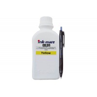 Set Flacon Cerneala Ink-Mate Compatibil Canon 1x500ml CL-511 Yellou, 1xRoller Jestream
