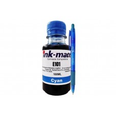 Set Flacon Refill Cerneala Ink-Mate Compatibil EPSON 101, 1x100ml C13T03V24A Cyan si Pix Xball