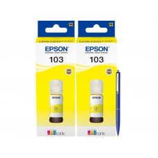Set Flacon Cerneala Original Epson (103) 2x65ml Yellow si Pix Schneider