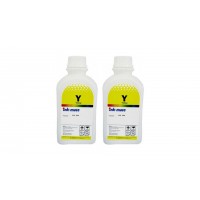 Pachet Flacon Refill Cerneala Ink-Mate 2X 500ml Yellow HP C1823D (23) si Pix Schneider