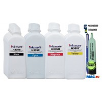 Pachet Flacon Refill Cerneala Ink-Mate 4X 1000ml Negru HP 3YM61AE (305), 2X 1000ml Cyan HP 3YM60AE (305), 2X 1000ml Magenta HP 3YM60AE (305), 2X 1000ml Yellow HP 3YM60AE (305) si Pix Schneider