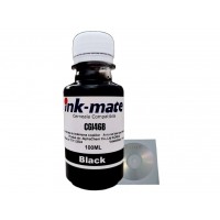Flacon Cerneala Ink-Mate Compatibil Canon 1x100ml GI-46BK Negru, 1buc Cdr Maxell cu plic