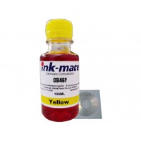 Flacon Cerneala Ink-Mate Compatibil Canon 1x100ml GI-46Y Galben, 1buc Cdr Maxell cu plic