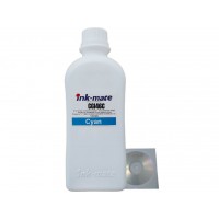 Flacon Cerneala Ink-Mate Compatibil Canon 1x1000ml GI-46C Cyan, 1buc Cdr Maxell cu plic