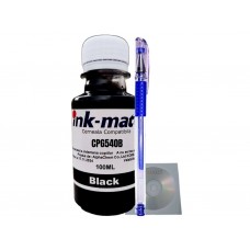 Set Flacon Refill Cerneala Ink-Mate Compatibil Canon 1x100ml PG-540 Negru, Pix cu gel si 1buc Cdr Maxell cu plic