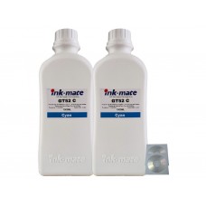 Set Flacon Cerneala Ink-Mate Compatibil HP (GT52) 2x1000ml M0H54AE Cyan , 2buc Cdr Maxell cu plic