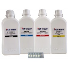 Set Flacon Cerneala Ink-Mate (GT53XL/GT52) 2x1000ml 1VV21AE Negru 1x1000ml M0H54AE Cyan 1x1000ml M0H55AE Magenta 1x1000ml M0H56AE Galben , 5buc Cdr Maxell cu plic