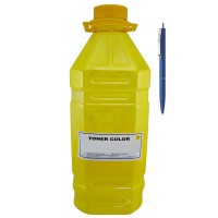 Jadi Compatibil HP CF332A (654A) Bidon Refill Toner Galben 1000g si Pix Schneider