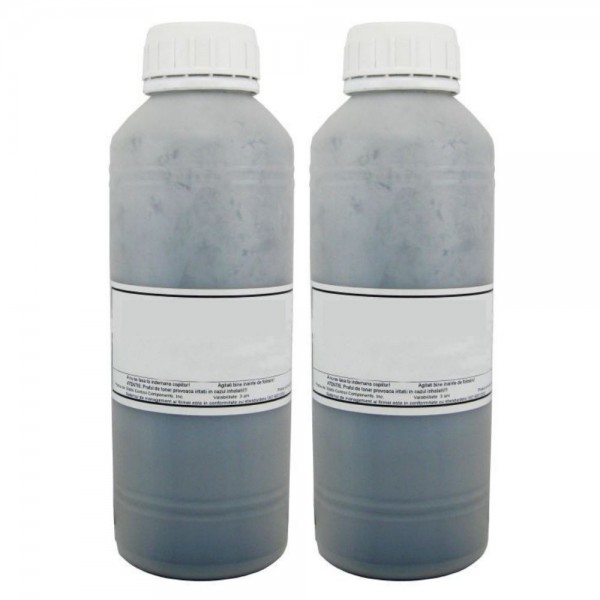 Pachet AlphaChem Compatibil  Xerox 2x 106R02732 Doza Refill Negru 600g si Pix Schneider