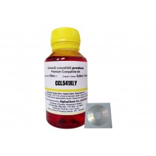 Flacon Cerneala AlphaChem Compatibil Canon 1x100ml CL-541XLY Galben, 1buc Cdr Maxell cu plic