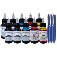 Pachet Flacon Cerneala Compatibil AlphaChem Canon 4x100 PG-510 Negru 2x100 CL-511C Cyan 2x100 CL-511M Magenta 2x100 CL-511Y Galben, 5xPix Schneider