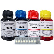 Set Flacon Cerneala AlphaChem Compatibil Canon 2x100ml PG-540 Negru, 2x100ml CL-541C Cyan, 2x100ml CL-541M Magenta, 2x100ml CL-541Y Galben, 8buc Cdr Maxell cu plic
