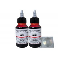 Set Flacon Cerneala AlphaChem Compatibil Canon 2x100ml CL-511M Magenta, 2buc Cdr Maxell cu plic
