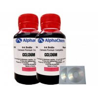 Set Flacon Cerneala AlphaChem Compatibil Canon 2x100ml CLI-36M Magenta, 2buc Cdr Maxell cu plic