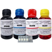 Set Flacon Cerneala AlphaChem Compatibil Canon 1x100ml PG-540 Negru, 1x100ml CL-541C Cyan, 1x100ml CL-541M Magenta, 1x100ml CL-541Y Galben, 4buc Cdr Maxell cu plic