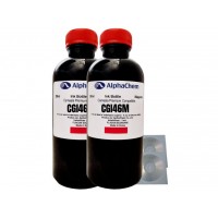 Set Flacon Cerneala AlphaChem Compatibil Canon 2x200ml GI-46M Magenta, 2buc Cdr Maxell cu plic