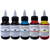 Set Flacon Cerneala Compatibil Epson(101) 2x100ml Negru, 1x100ml Cyan, 1x100ml Magenta, 1x100ml Galben-cu picurator