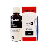 Flacon Cerneala Compatibila HP GT53XL Negru 6000 pagini 135ml un-box AlphaChem si Pix Schneider