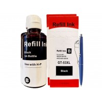 Pachet Flacoane Cerneala compatibila HP 2X GT53XL Black 16000 pagini un-box AlphaChem si Pix Schneider