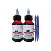 Set Flacon Cerneala AlphaChem Compatibil HP652 2x100ml F6V24AE Magenta cu Pix Schneider