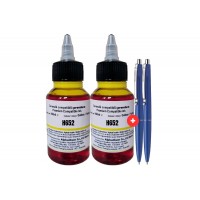 Set Flacon Cerneala AlphaChem Compatibil HP652 2x100ml F6V24AE Galben cu Pix Schneider