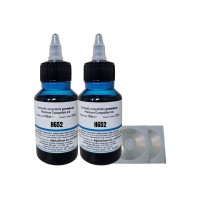 Set Flacon Cerneala AlphaChem Compatibil HP652 2x100ml F6V24AE Cyan cu 2x CD-R Maxell