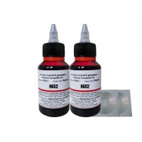Set Flacon Cerneala AlphaChem Compatibil HP652 2x100ml F6V24AE Magenta cu 2x CD-R Maxell