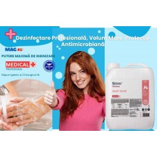 Săpun Igienic și Chirurgical 5 Litri-QUAT SOAP, Curățare Eficientă și Protecție Antimicrobiană, Dezinfectant ALCHOSEPT 40 ml si Pix Jestream 