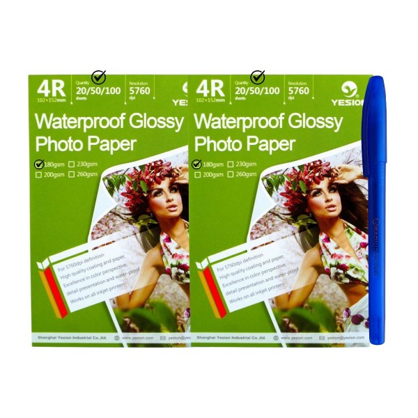 Set Hartie FOTO YESION A4 Matte single side 2x180g/mp 50 coli/pachet