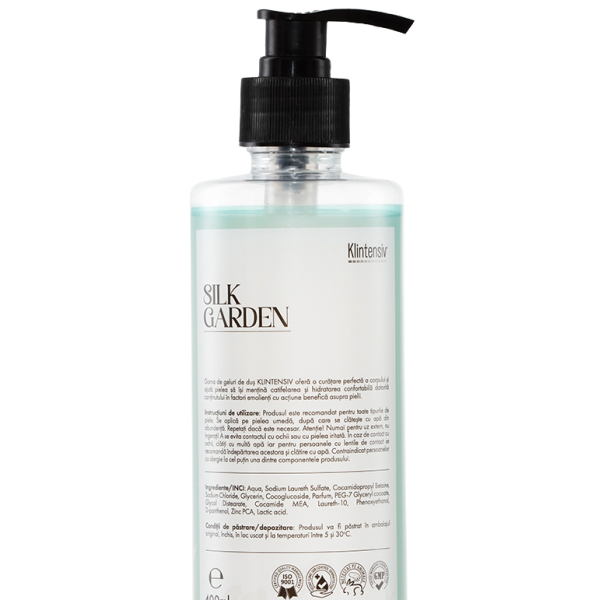 Gel de Duș Hidratant Silk Garden 400 ml – Textură Mătăsoasă și Hidratare Delicată pentru Piele Fina