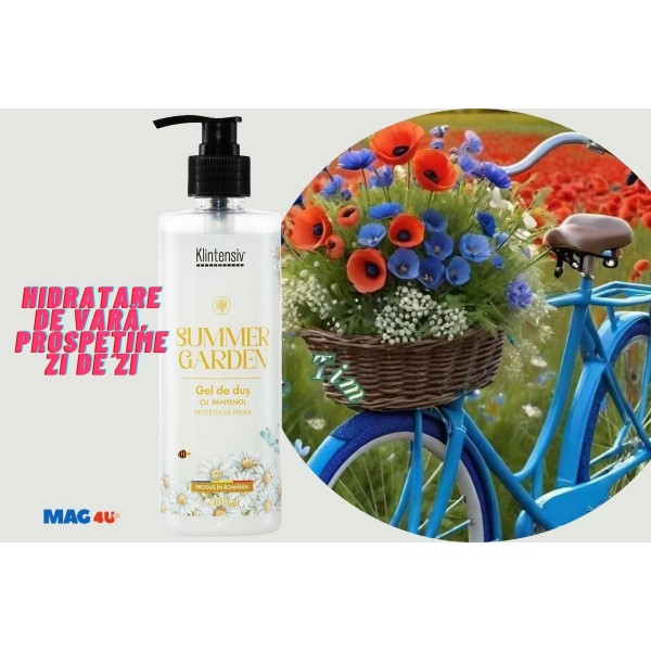 Gel de Duș Hidratant Summer Garden 400 ml – Aromă de Vară și Piele Catifelată Zi de Zi