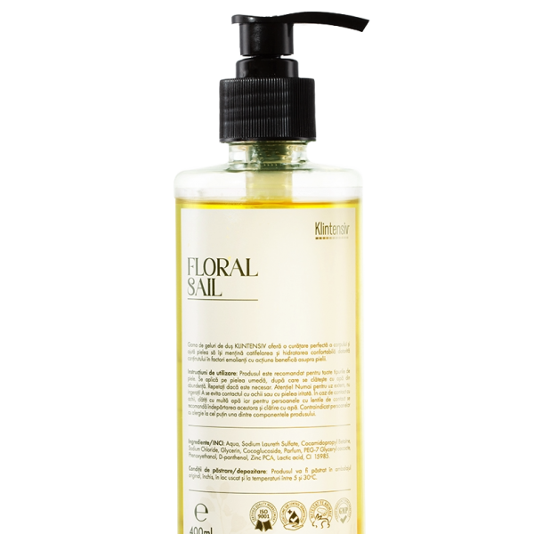 Gel de Duș Hidratant Floral Sail 400 ml – Parfum Elegant și Hidratare de Lungă Durată cu Pantenol