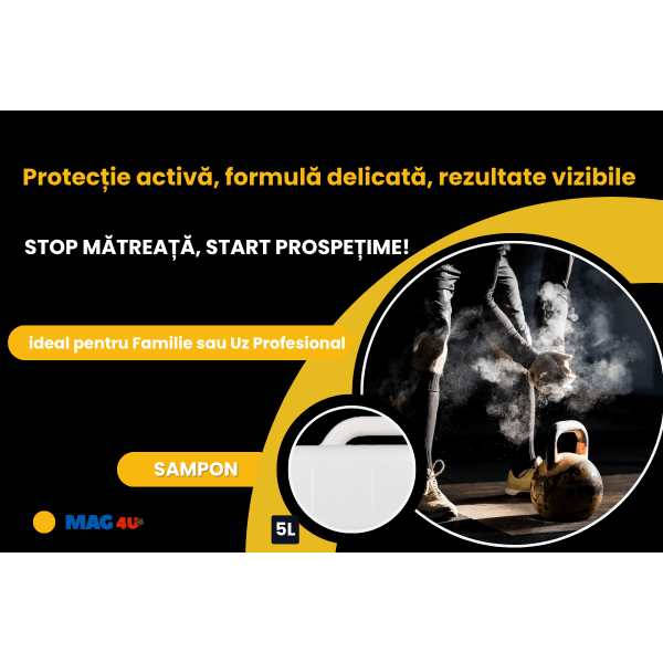 Șampon Anti-Mătreață 5 Litri – Curățare Profundă, Scalp Reechilibrat și Fără Urme de Mătreață