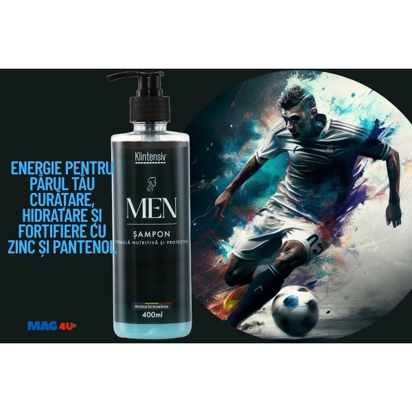Șampon MEN 400 ml – Revigorant și Fortifiant, Special Creat pentru Nevoile Părului Bărbătesc