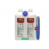 Set GETOX G Concentrat Insecticid de Soc 2x1 Litru + 3xPix Schneider – Solutie Profesionala pentru Gandaci, Furnici, Plosnite, Purici, Muste, Viespi si Molii / Cypermethrin + Tetramethrin