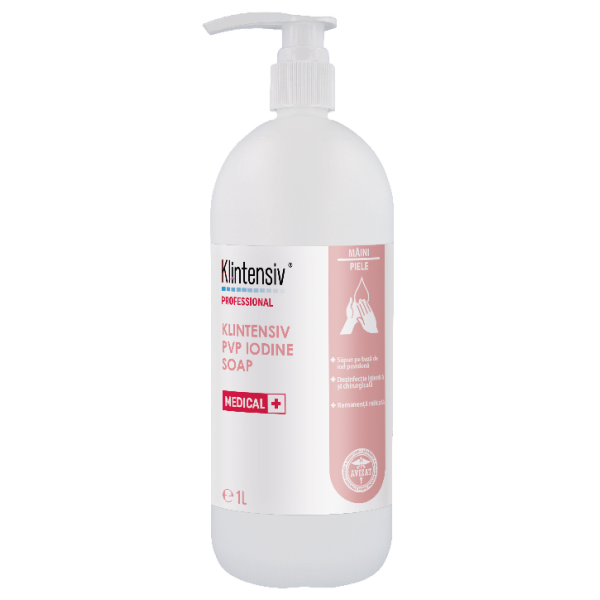 Săpun Chirurgical 1 Litru – PVP Iodine 7,5%, Antiseptic Profesional cu Spectru Larg
