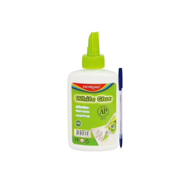 Set Aracet Keyroad 120 g + Pix Radius Zanzi – Lipici Lichid Lavabil, Non-Toxic, Acid Free pentru Hârtie, Carton, Școală și Hobby