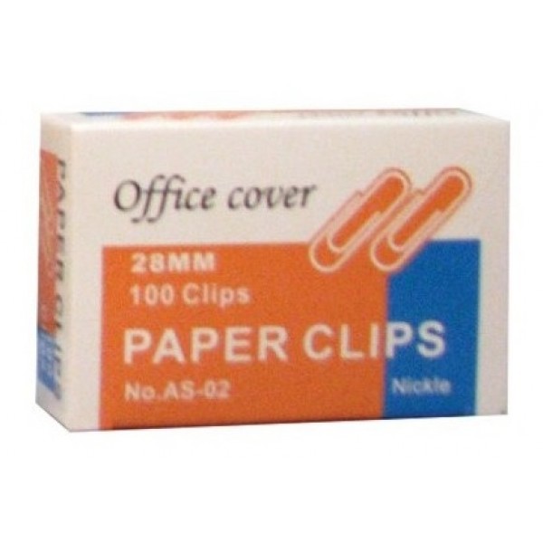 Agrafe metalice zincate 28mm Office Cover 70 bucati argintii