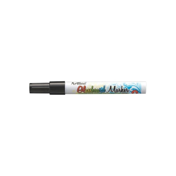 Marker pentru tabla de sticla Artline Glassboard varf rotund 2.0mm negru