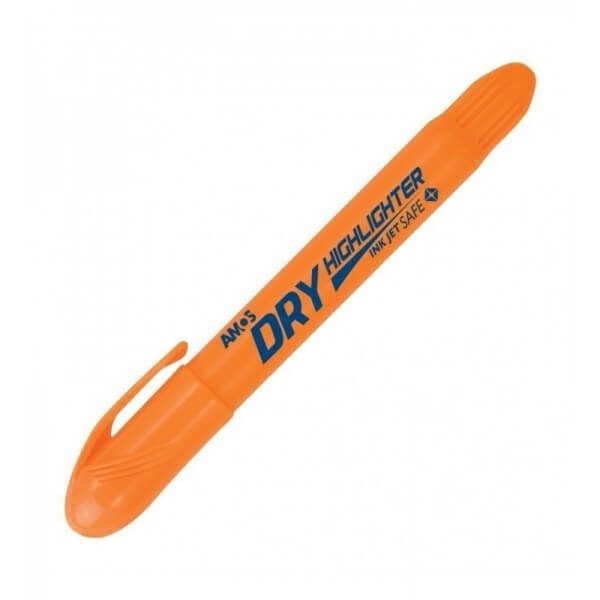 Textmarker AMOS uscat HDL12DOR, portocaliu