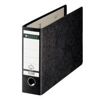 Biblioraft LEITZ 180, A4 landscape, margine metalica, 80mm - marmorat