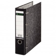 Biblioraft LEITZ 180, A4, margine metalica 80mm, 2 mecanisme - marmorat