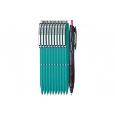 Set Premium - 10 Pixuri Schneider cu mecanism retractabil - Verde, Scriere Albastra și Pix Jetstream