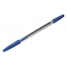 Pix de unica folosinta, corp transparent, varf 1.0 mm, albastru