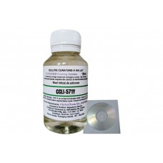 Flacon Solutie de curatare cu nivel mare de actionare AlphaChem Compatibil Canon CLI-571Y Galben 100ml, pentru inmuierea capului de cartus si desfundarea duzelor , 1buc Cdr Maxell cu plic