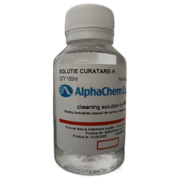 Flacon Solutie de curatare cu nivel mare de actionare AlphaChem Compatibil Canon CL-38Y Galben 100ml, pentru inmuierea capului de cartus si desfundarea duzelor , 1buc Cdr Maxell cu plic