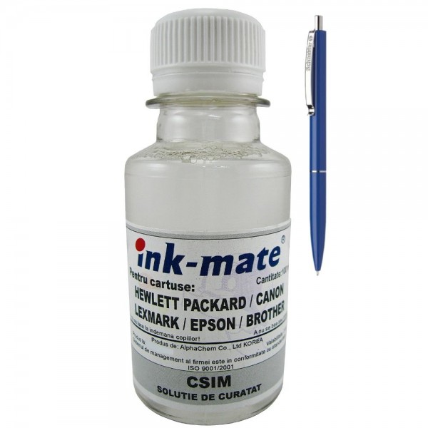 Solutie de curatare InkMate compatibil HP CN635A (772) 100ml pentru inmuierea capului de cartus si desfundarea duzelor si Pix Schneider